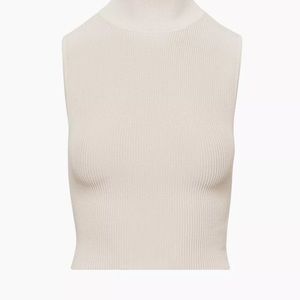 NWT Aritzia Babaton sculpt knit mock tank Size small